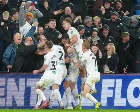 Frustration for Postecoglou as Swansea Stun Nottingham Forest with Late Comeback